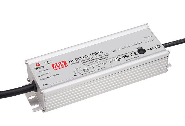Driver LED corriente carcasa metal 65W HVGC-65 - 1050mA (comúnmente usado) - B - 3 en 1 (1-10V, Resistor, PWM)