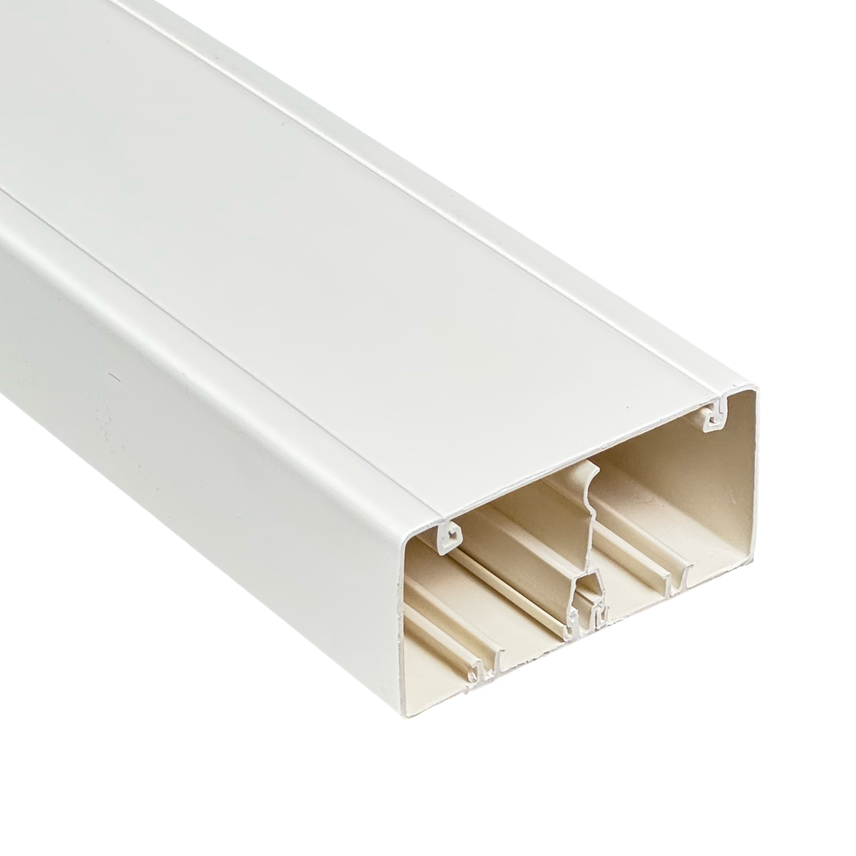 QN1W LINKCHIP Conducto PVC 100x50mm Blanco Divisor y Cubierta 2 metros CC-10050-W.