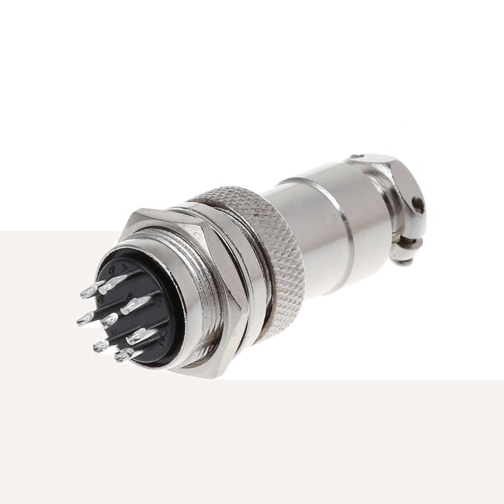 Conector Enchufe Hembra Macho 8 Pines GX20-8 (pack 2 und)