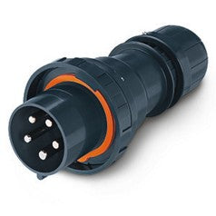 ENCHUFE MACHO VOLANTE 2P+T IP66/IP67 16A 6h 200-250V ATEX