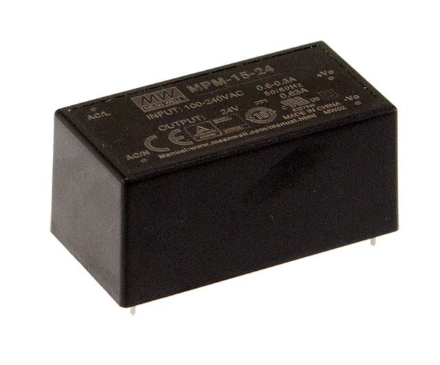 Fuente de poder modular médica 15W MPM-15 - 24V