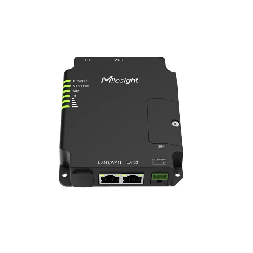 Gateway de Conectividad Móvil para Vigilancia CCTV Soporte 3G/4G Categoría 4 Alimentación PoE Radiofrecuencia WiFi (Banda 2.4Ghz) Milesight UR32S-L04AU-P