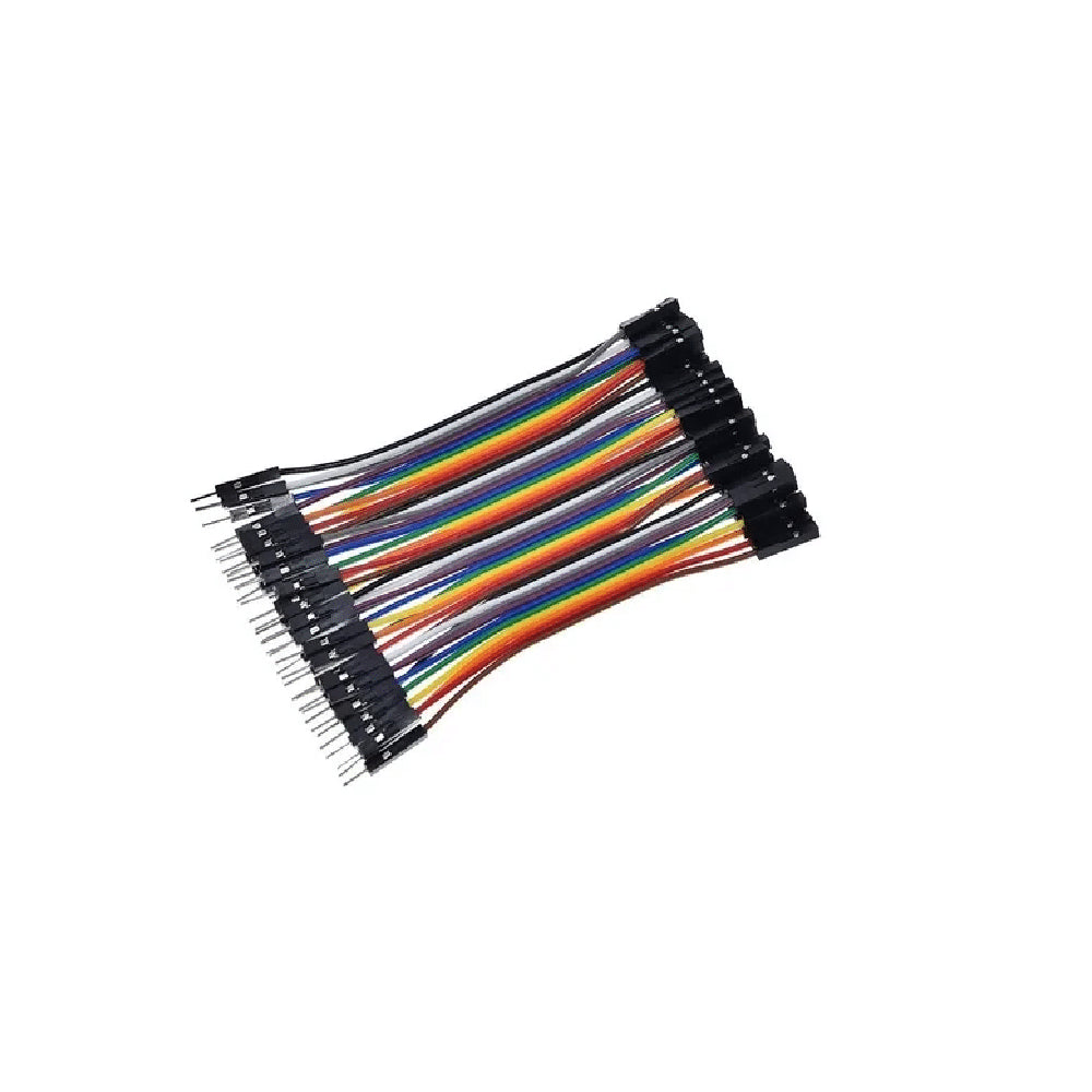 Cables de Interconexión Macho a Hembra 10cm, Lote de 40 Piezas