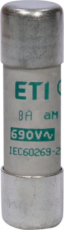 Fusible 14x51; curva aM (Lenta); 690VAC; Marca ETI - 40A