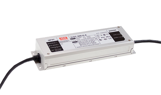 Driver LED carcasa metálica potencia PFC opcional DALI 300W ELGC-300 - 1400mA - AB - Ajuste Potenciómetro (Io) + 3 en 1