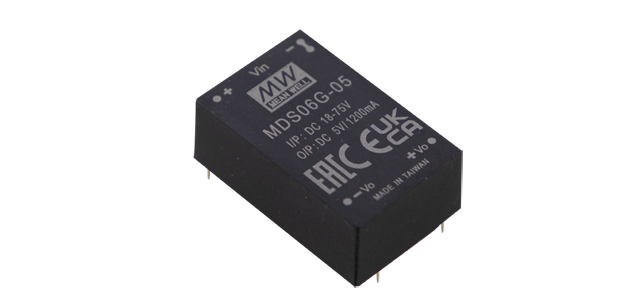 Conversor DC-DC modular médico 6W MDS/MDD06 - 9 a 36VDC - ±12V
