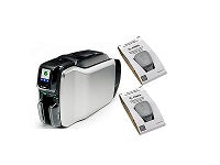 Zebra ZC300 impresora de tarjeta plástica Pintar por sublimación/Transferencia térmica Color 300 x 300 DPI