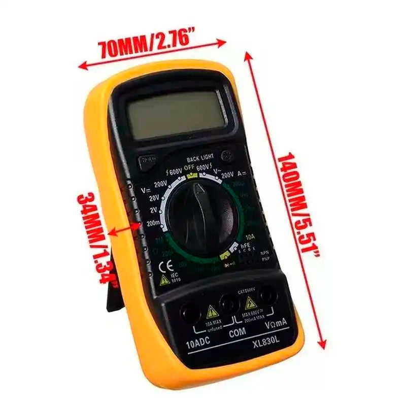 Instrumento multifunción digital con indicador LCD modelo XL830L