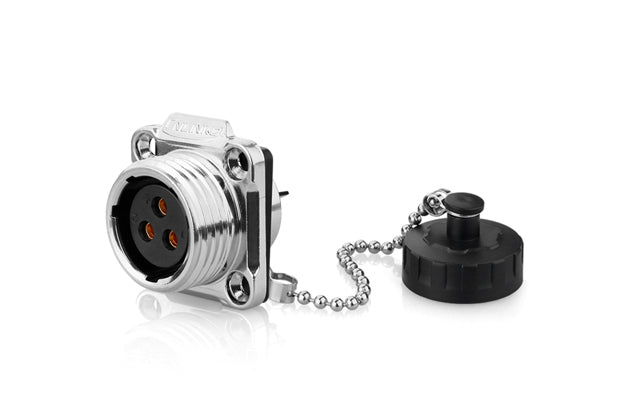 Conector Serie YW-20 Hembra 3 Pines Socket Soldar CNLINKO