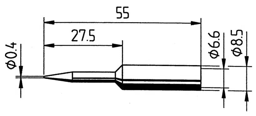 Punta de Soldadura Ultrafina ERSA de 0.4MM