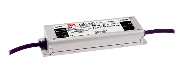 Driver LED metal de potencia PFC 240W XLG-240 - 4900mA - A - Ajuste Potenciómetro (Io)