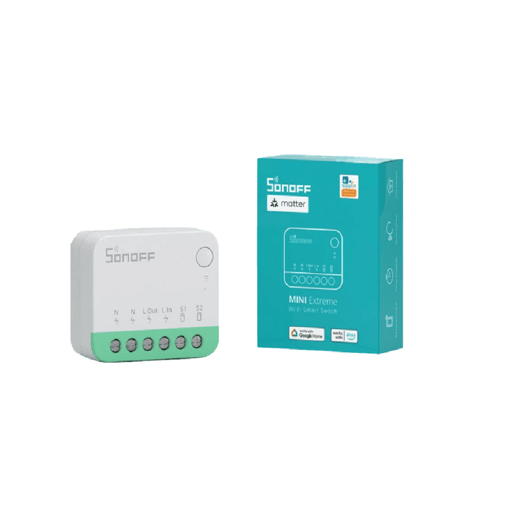 Conmutador de Red Inteligente Sonoff Mini Extreme MINIR4M (Funciona con Matter)
