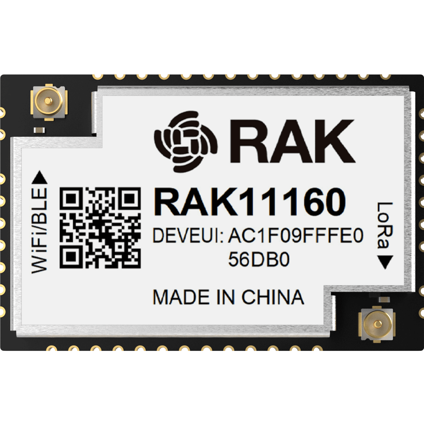 Dual-Core Module for LoRaWAN® con WiFi & BLE RAK11160 - Con IPEX