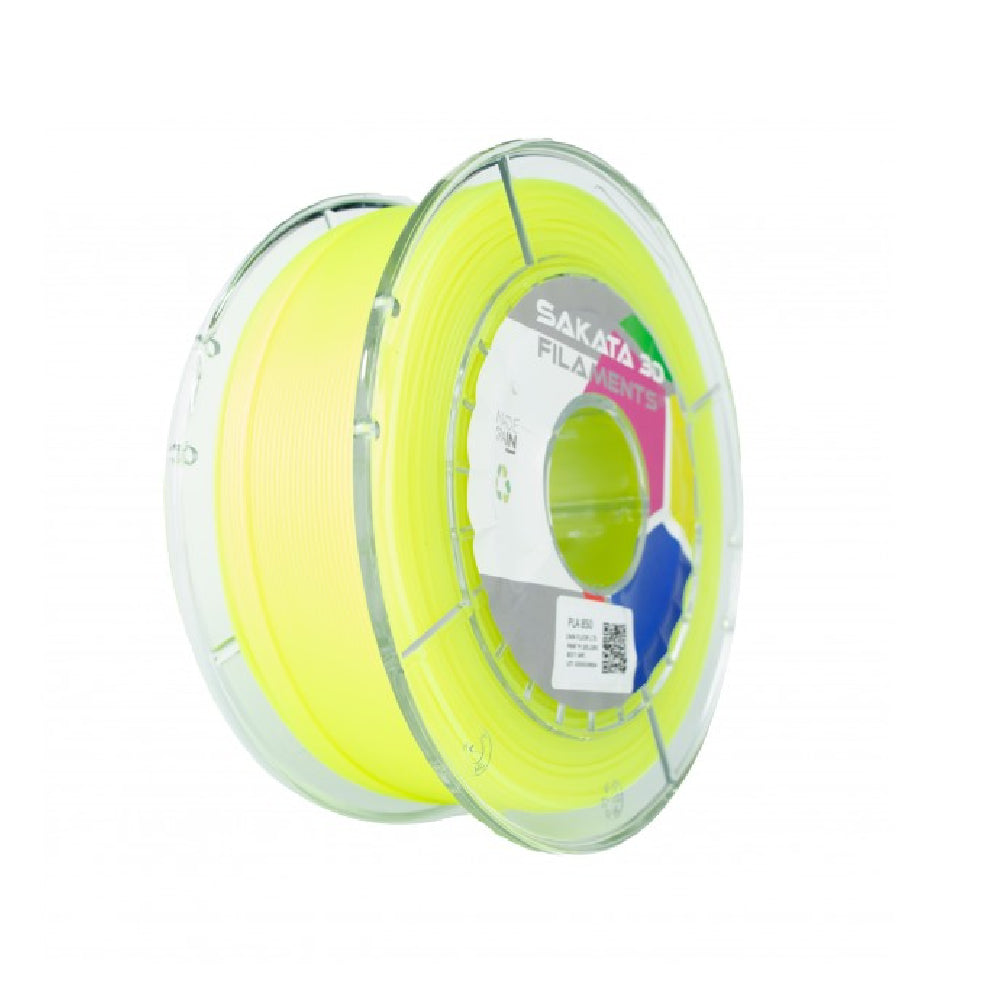 Filamento PLA 850 Tonalidad Fluorescente Lima Diámetro 1.75mm Peso 1kg – Sakata 3D
