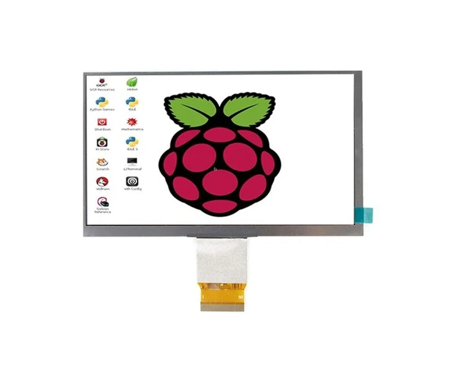 Monitor LCD de 7″ Compatible con Raspberry Pi e Interfaces de Computadora