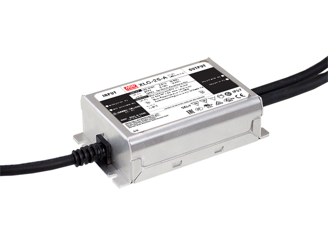 Driver LED metal de potencia PFC 25W XLG-25 - AB - Ajuste Potenciómetro (Io) + 3 en 1