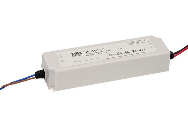 Driver LED plástico voltaje 100W LPV-100 - 48V