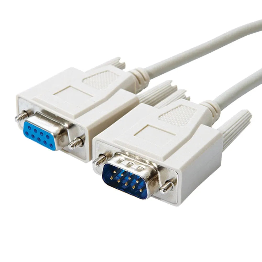 Conector Serial DB9 Macho/Hembra Longitud 90cm