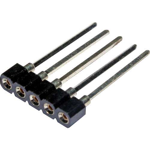 Barra de pines wire wrap paso 2.54mm 1 a 40 vías serie BPW - 4 pines