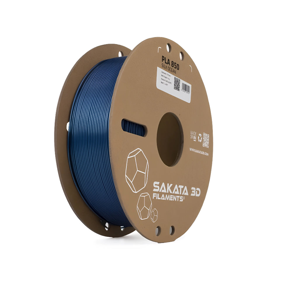 Filamento PLA 850 Acabado Satinado Tonalidad Océano 1.75mm 1kg – Sakata 3D