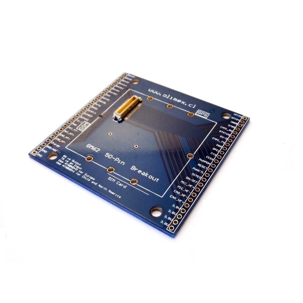 Placa de Pruebas para el Componente GM862