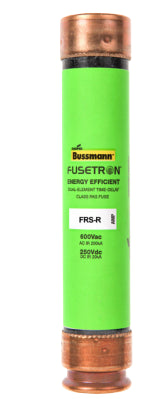 Fusible Fusetron™ 600 V Clase RK5 FRS-R — 600 Vac/300 Vdc, dual element, time-delay fuses - 15A