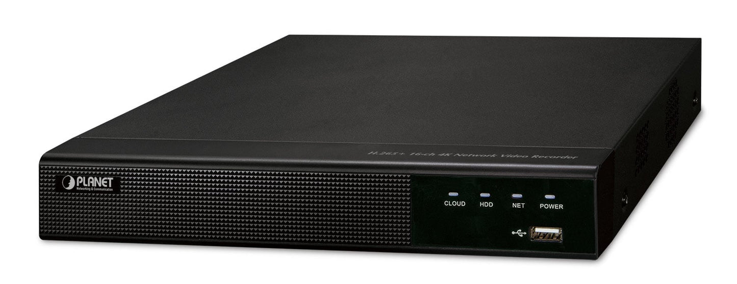 Grabador de vídeo en red 4K H.265+ de 16 canales