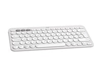 Logitech Teclado inalambrico Pebble Keys 2 K380s Blanco Esp