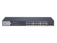 HIK Switch POE 24P 10/100/1000M 2SFP 370W Adm.