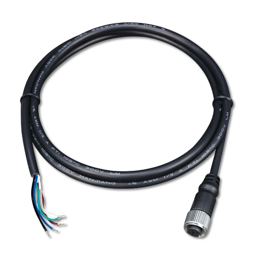 Cable M12 5 Pines Hembra a Extremo Desnudo 1.2m PLANET CB-M12A5FF-120
