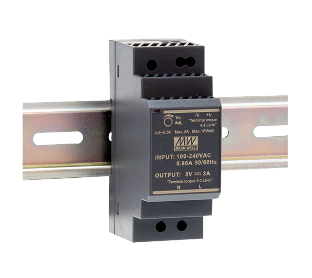 Fuente de poder Riel DIN 30W plástico HDR-30 - 5V