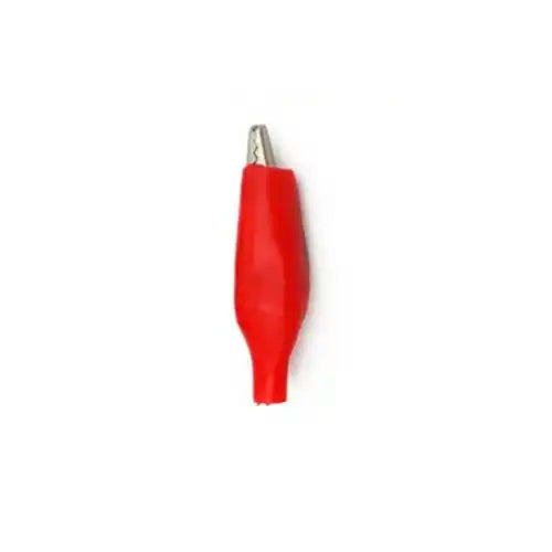 Pinza Cocodrilo 28mm Coloración Roja