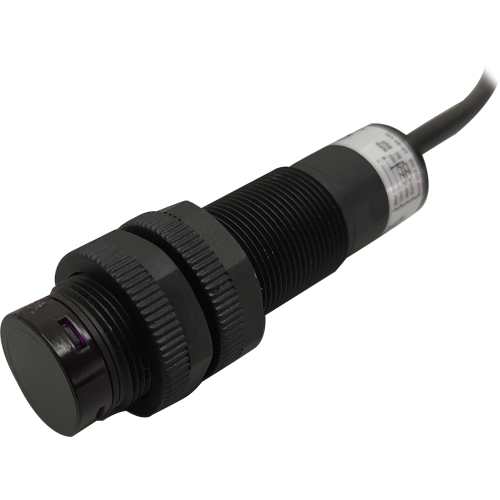 Sensor fotoeléctrico difuso 40cm de distancia M18 grado IP67 serie T18D - PNP 10~30VDC (1NA+1NC)