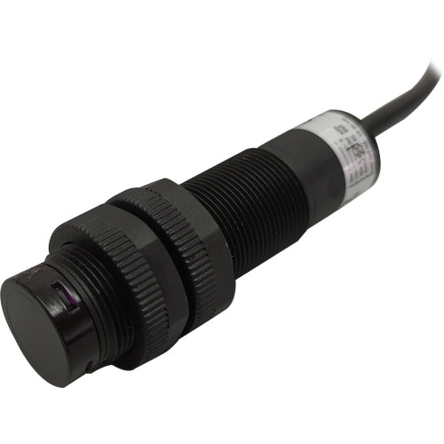 Sensor fotoeléctrico difuso 40cm de distancia M18 grado IP67 serie T18D - NPN 10~30VDC (1NA+1NC)