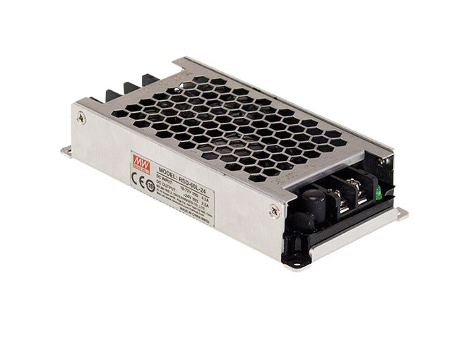 Conversor DC-DC Gabinete ferroviario 60W RSD-60 - 18 a 72VDC - 12V