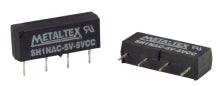 Relé Reed 1 contacto NA, bobina 5 VCC, 12VCC, capacidad 0,500A, potencia 10W, tensión conmutación 200VCC, rigidez dieléctrica 1.500VCC - 5VCC
