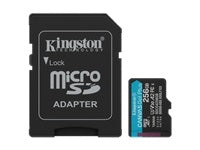 Kingston Tarjeta de Memoria 256GB microSD Canvas Go