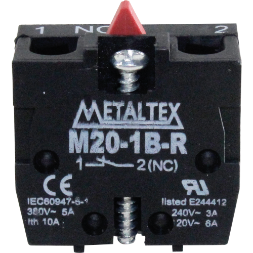 Bloque de contacto invertido para botón M20/P20 - 1NA