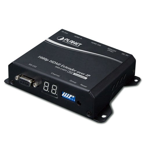 Transmisor Extensor HDMI de Alta Definición Sobre IP con PoE