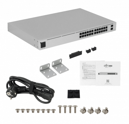 USW-PRO-24-POE UBIQUITI 24-1000-PoE 400W-tot 2-SFP+10G USP-opc UniFi Switch