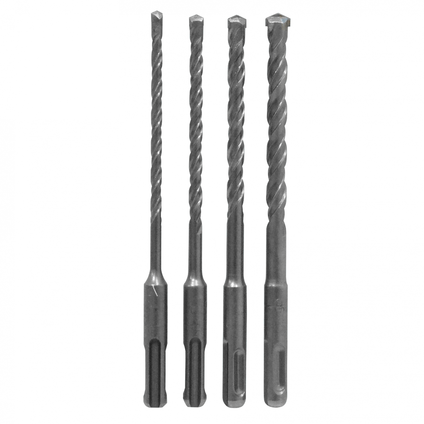 BROCAS-ROTOM SET 4 PIEZAS BROCAS SDS PLUS PARA CONCRETO 5-6-8-10mm x 100mm TIPO ROTOMARTILLO