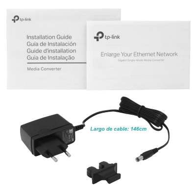 MC210CS TP-LINK Convertidor de Medios monomodo 1000Mbps SC dúplex 1310nm alcance 15km necesita conector 8 pines UTP