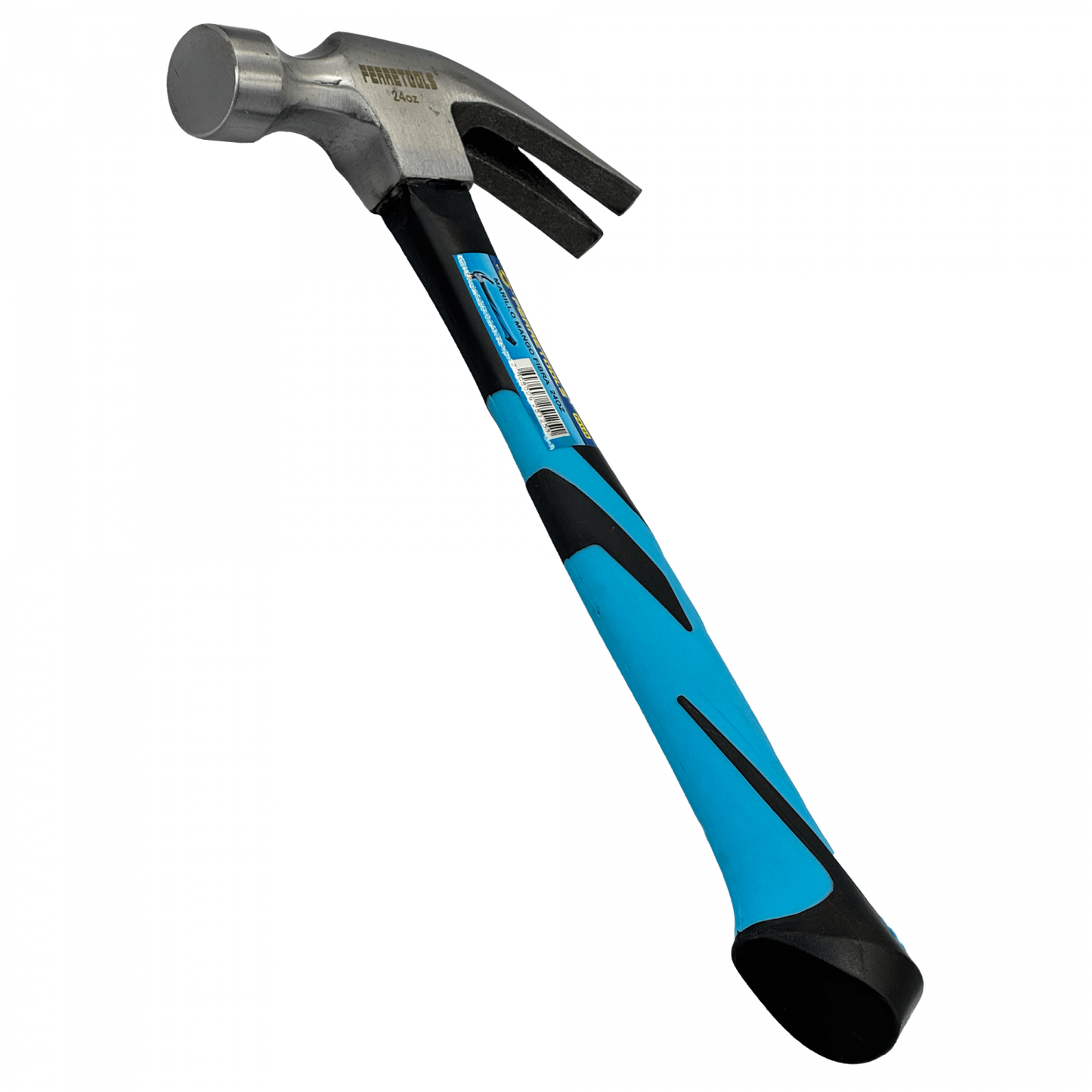 MARTILLO-24. FERRETOOLS Martillo de 24 onzas para carpintero de 680 gramos con sistema magnético y mango de fibra
