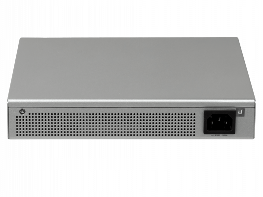 US8-150W UBIQUITI Conmutador de 8 puertos Gigabit con PoE pasivo 24V y 802.3af/at, presupuesto total 120W, 2 puertos SFP, requiere controladora UniFi