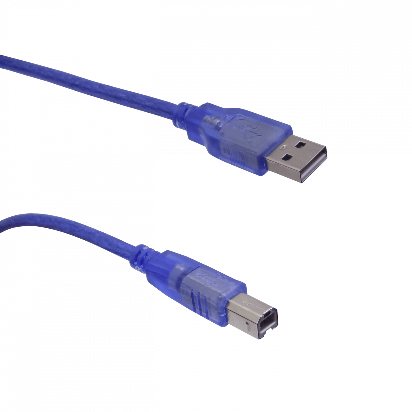 USBAB15 1,5mt Cable Azul USB-2.0 A-M B-M AM-BM p/Impresora/Otros 150cm