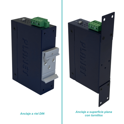IGS-510TF PLANET 4-1000 1-SFP IP30 Switch Industrial Riel-DIN Gigabit req/12-48V