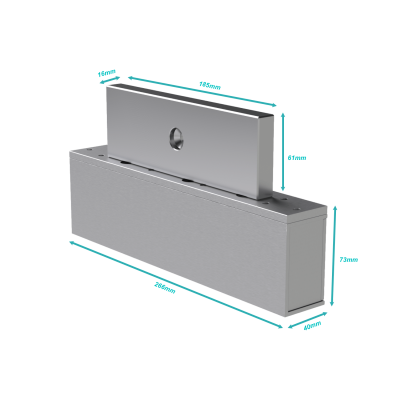 UA-LOCK-MAGNETIC-5 UBIQUITI Cerradura Magnética 540KG 12VDC 0.5A incluye Soporte L de Aluminio