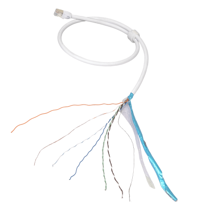 WOP-8 UBIQUITI 8mt Blanco F/UTP Cat5e Cable UACC-Cable-Patch-Exterior-8M-W