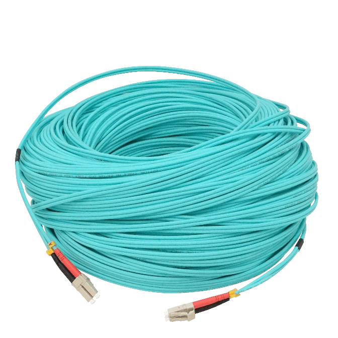 JF3LL100 100mt LC-LC OM3 MultiModo MM Duplex Jumper Fibra 3.0mm 50/125um LSZH