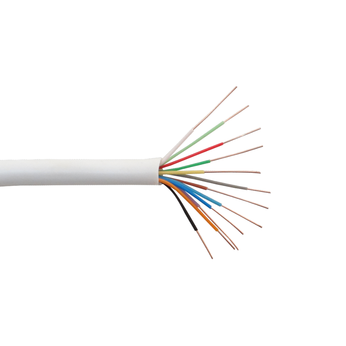 J300-12. 300mt 12C Alambre 24AWG Telefonico 6-Par Redondo Aleacion CCA 12x0,5mm
